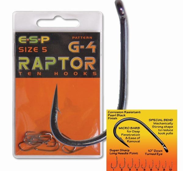 ESP Barbless Raptor Hooks - High-Quality, Durable, and Versatile